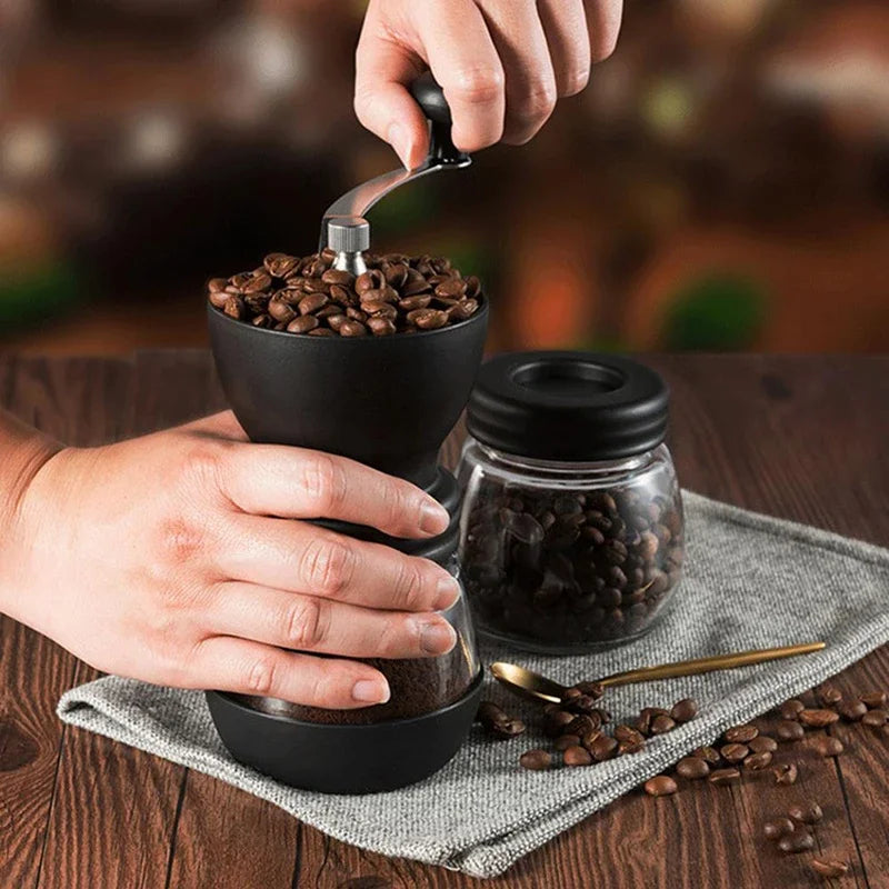 High-End Portable Manual Burr Coffee Grinder