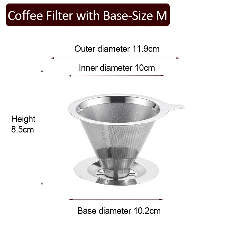 Reusable Stainless Steel Coffee Filter