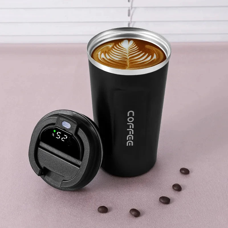 black coffee tumbler