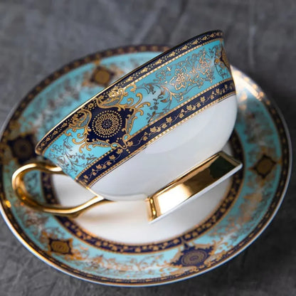 Retro Bone China 4-Service Coffee Set