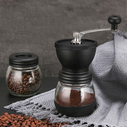 High-End Portable Manual Burr Coffee Grinder