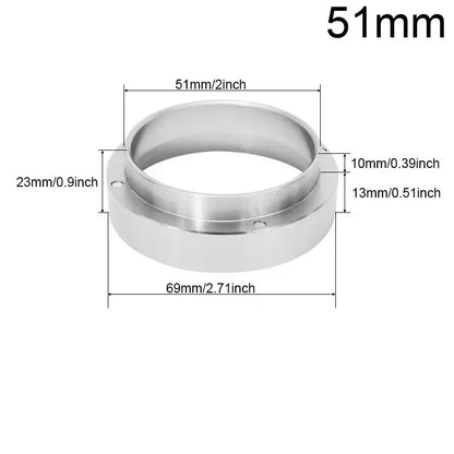 Aluminum Expresso Dosing Funnel (3 Sizes)