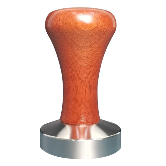 Espresso Coffee Tamper in Aluminum with Rose Wood Handle