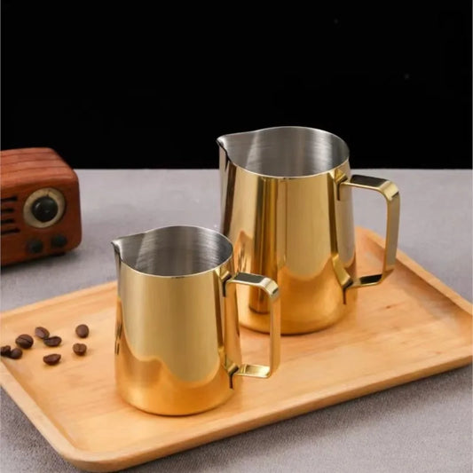 Golden Stainless Steel Milk Frothing Pitcher